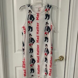 Mad Hatter Graphic Tank Dress